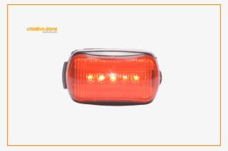 Led Taillight, Rear Light, Black-red, Turned On, Transparent