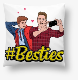 Coussin Synthétique Doux 41 X 41 Cm Besties Marty Mcfly - Canvas Print