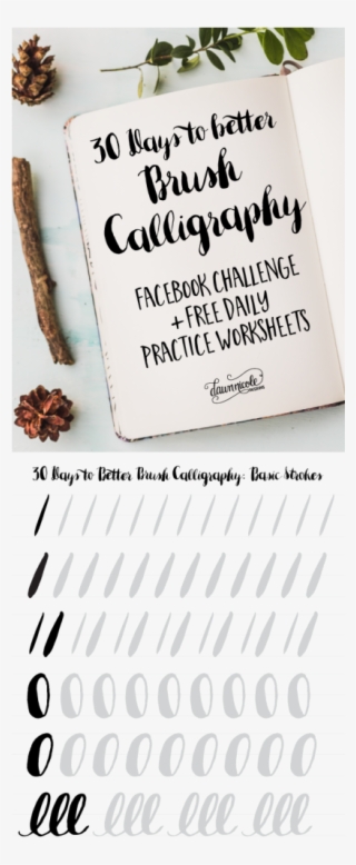 30 Days To Better Brush Calligraphy Facebook Challenge - Better Calligraphy