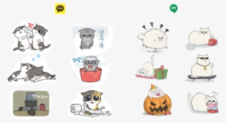 Kakaotalk On The Left, Hangouts On The Right - Cartoon