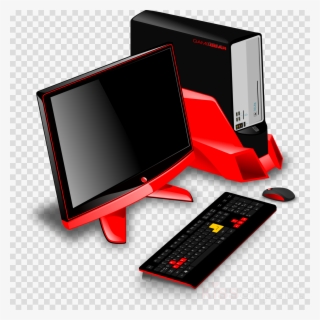 Gaming Pc Clip Art Clipart Computer Keyboard Laptop - Clip Art Gaming Computer