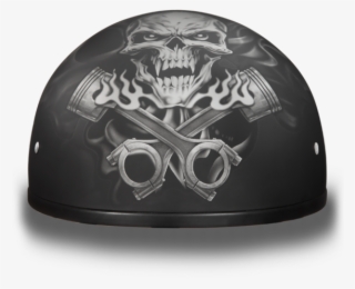 Daytona Skull Cap Piston Skulls - Cap Skull