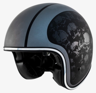 Zox Route 80 Skulls Open Face Helmet
