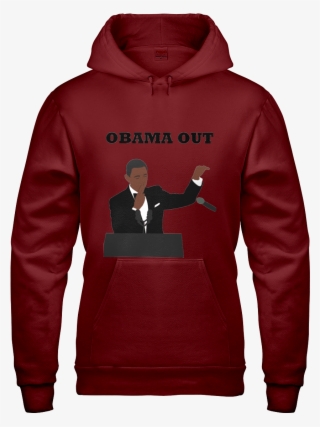 "obama Out" Mic Drop Hoodie