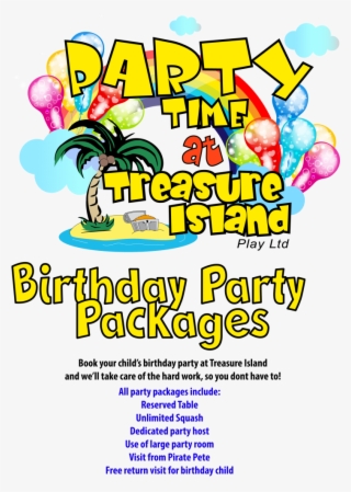 We Have A Range Of Party Packages To Suit Your Needs - Poster