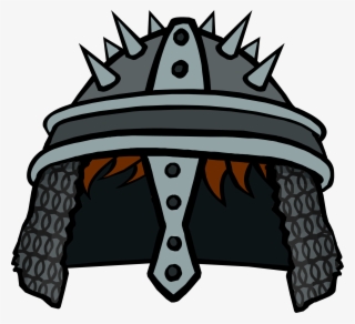 spiked warrior helm - illustration