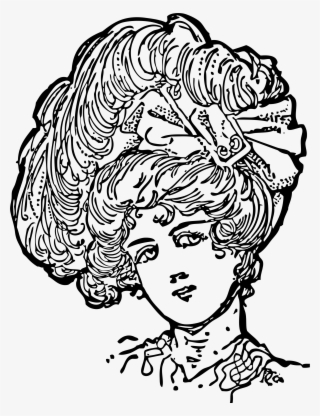 This Free Icons Png Design Of Woman With Big Hair