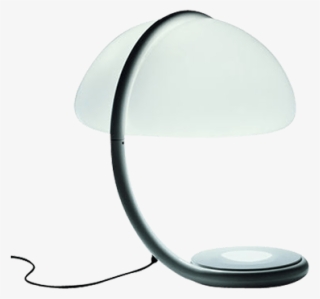 Serpente Table Lampe By Elio Martinelli - Serpente Tafellamp Wit