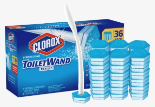 Clorox 拋棄式馬桶清潔刷頭連手柄補充刷頭 - Clorox Rainforest Rush Toilet Wand Refill - 20pk