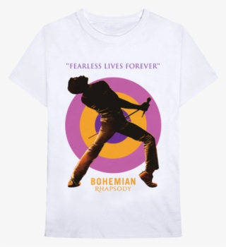 Queen Fearless Lives Forever Bohemian Rhapsody T-shirt - Fearless Lives Forever Queen