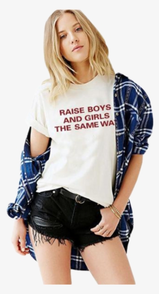 Raise Boys And Girls The Same Way Unisex T-shirt - H923 Way New The Same T Punk Knitting Boys East Ca