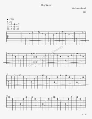 Guitar Sheet Music：the Wrist
