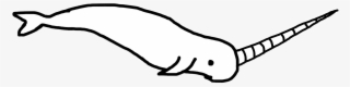 Clipart Freeuse Stock Line Drawing At Getdrawings - Line Drawing Narwhal Drawing