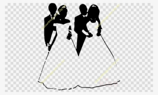 Wedding Couple Silhouette Clipart Marriage Clip Art - Clip Art