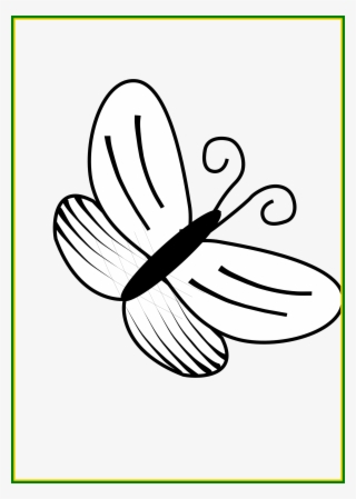Inspiring Line Of Butterflies Best Drawing And - Butterfly Clipart Line Drawing