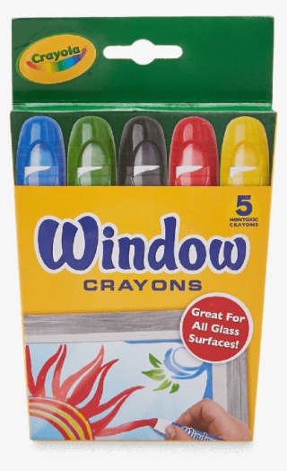 Window Crayons Set - Crayola - 5 Window Crayons