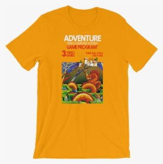 Adventure Atari Retro Video Game Box Art Short Sleeve - Keyboard Warrior T Shirt