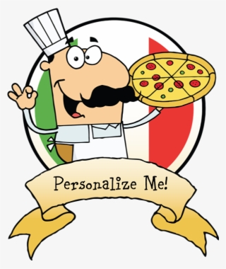 Italian Pizza Chef Ornament - Chef Pizza Cartoon