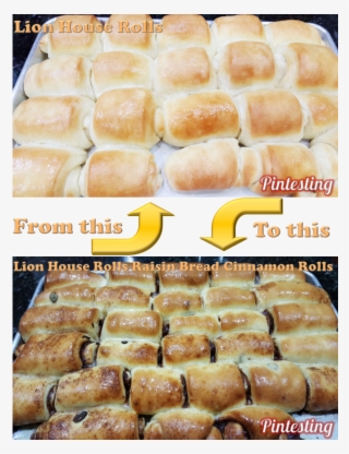Pintesting Lion House Rolls To Raisin Bread Cinnamon - Bun