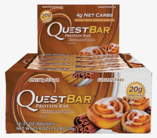 Quest Nutrition Protein Bar Cinnamon Roll Box 12 Box - Quest Bars