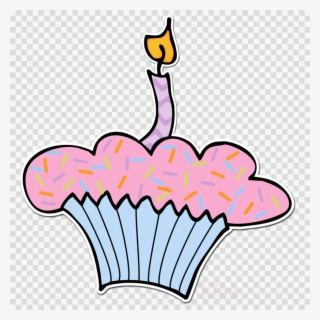 Cupcake Clipart Birthday Cupcakes Frosting & Icing - Conical Flask No Background