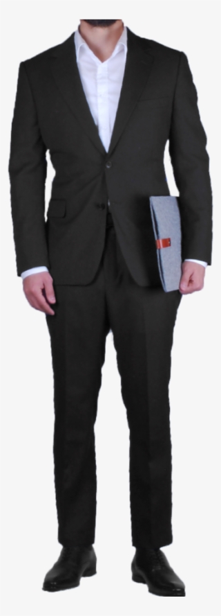 Premium Black Wool Suit Suit Image - Tailcoats Wedding Suits