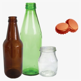Image Of Glass Containers - Brown Beer Bottle