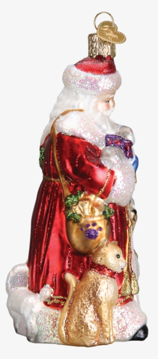 Santa's Furry Friends Ornament - Old World Christmas