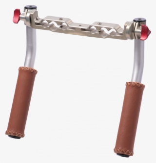 Vocas Leather Handgrip Kit With Two Leather Handgrips - Vocas Handgrip Kit Including 19mm And 15mm Combi Bracket