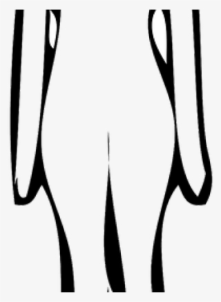 Outline Of Woman - Woman Standing Silhouette