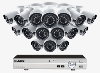 1080p 16 Channel Hd Security Camera System With 16 - Lorex Security Surveillance System With Night Vision