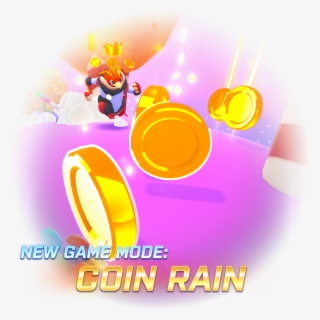 Coins Rain From The Sky All Over The Planet, Collect - Cartoon