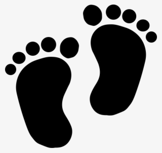 Pés Png - Baby Footprint
