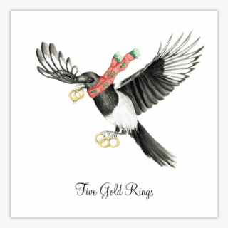Five Gold Rings, Four Calling Birds, Three French Hens, - Gold