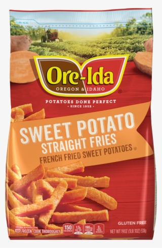 Ore-ida French Fried Sweet Potatoes Straight Fries, - Ore Ida Sweet Potatoes Straight Fries - 19 Oz Bag