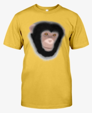 Chimp Head Cotton Shirt - Witches With Hitches Shirt
