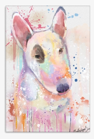 Bull Terrier Canvas Wrap Pm - Old English Terrier