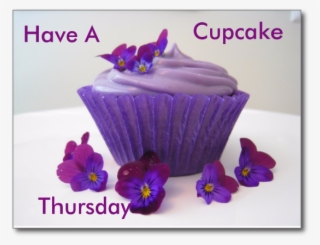 Have A Cupcake Thursday - Purple Cupcake