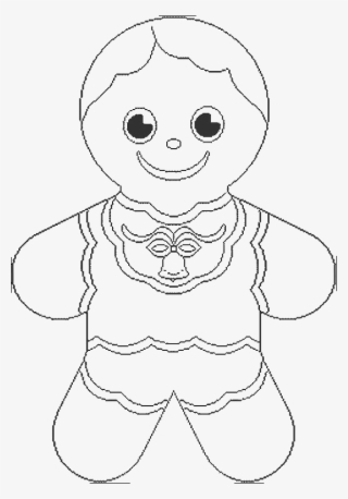 Gingerbread Boy Coloring Pages - Coloring Gingerbread Girl