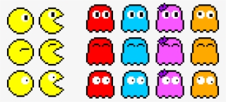 Pac-man & Ghosts - Pacman 2 Pixel Art