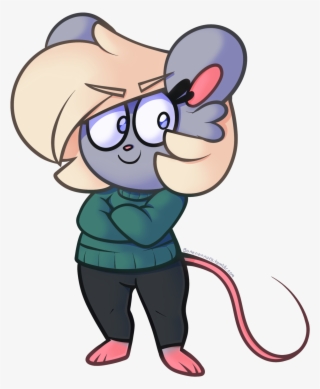 Guys I Have A New Oc To Show You This Is Tina She's - Computer Mouse