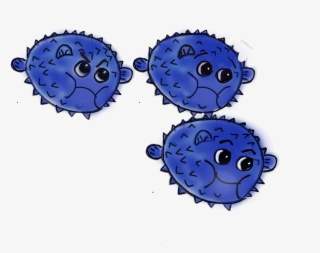 Doodles Of Puffer Fish- The Hero Of The Picture Book - Cartoon