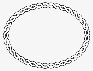 This Free Icons Png Design Of Rope Border Oval Transparent PNG ...