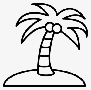 The Truth About Palm Tree Drawing Png At Getdrawings - Outline Of Coconut Tree