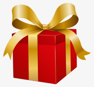 Red Present Box Png Clip Art - Red Present Png