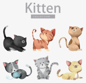 Cat Dog Kitten Illustration - Vector Dog Cat