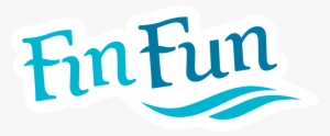 Fin Fun White Border Logo - Fin Fun Mermaid Logo