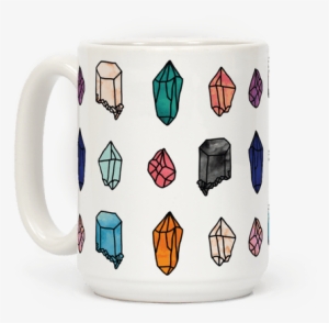 Watercolor Crystal Pattern Coffee Mug - Mug