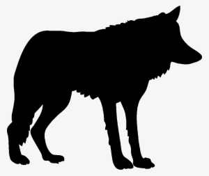 Wolf Silhouette - Wolf Silhouette Png