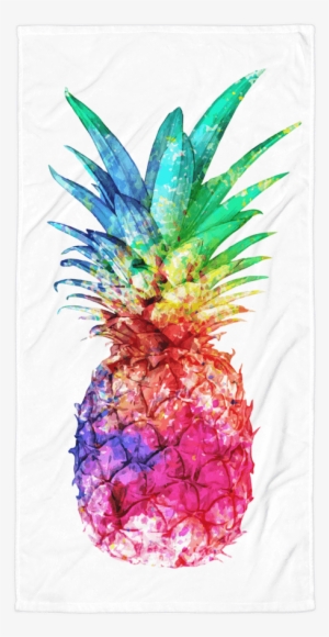 Watercolor Pineapple Beach Towel - Something Different Fish Printed Cushion